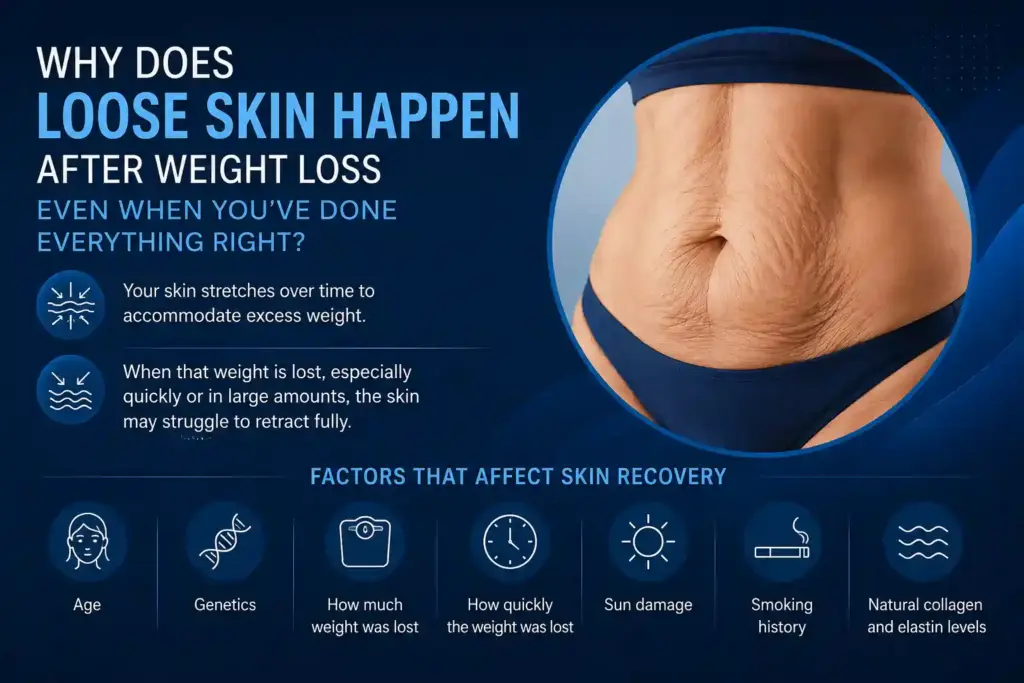 Why Does Loose Skin Happen After Weight Loss Even When You’ve Done Everything Right Pinner?