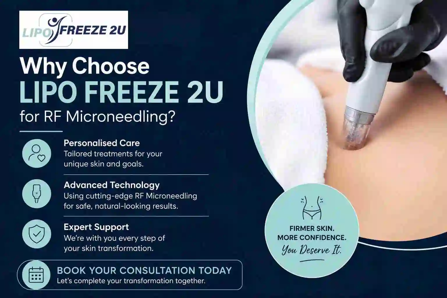 Why Choose LIPO FREEZE 2U for RF Microneedling Pinner?
