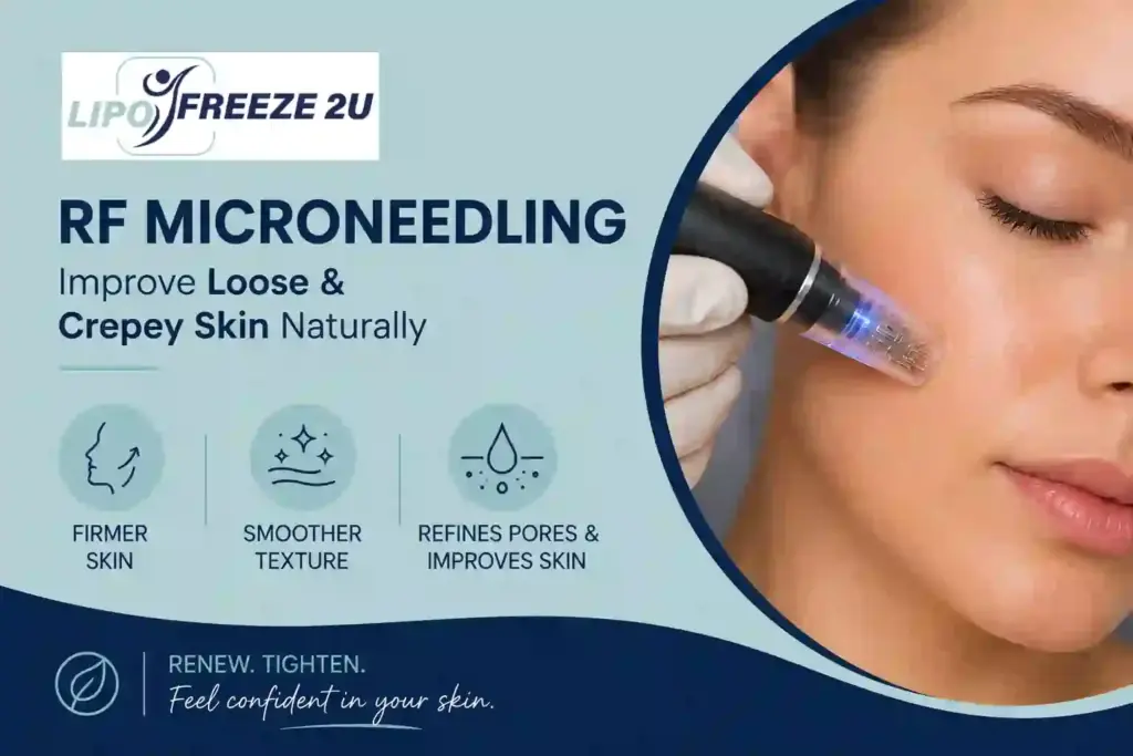 Can RF Microneedling Help Improve Loose and Crepey Skin Pinner?